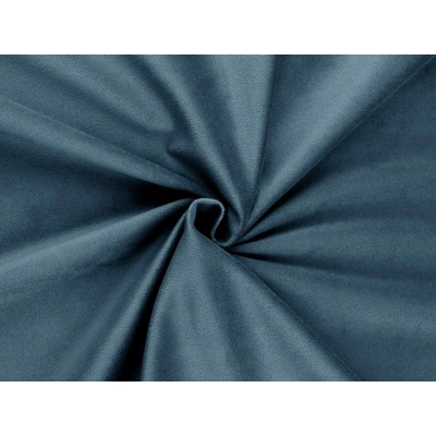 Samet / velvet hladký šíře 280 cm Varianta: 14 petrolejová, Balení: 1 m