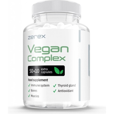 Zerex Vegan Komplex 50 + 10 kapsúl