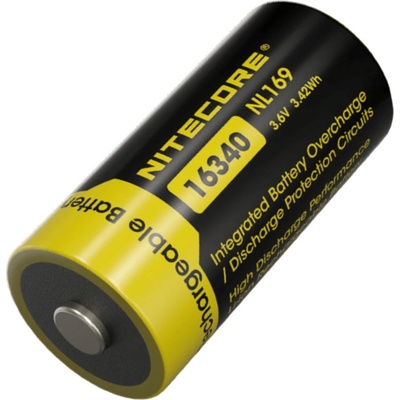 Nitecore 16340 950mAh NL169 RCR123A