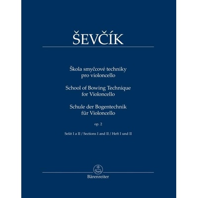 Škola smyčcové techniky pro violoncello/op. 2, sešit I a II - Otakar Ševčík