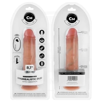COCK MILLER REALISTICKÉ DILDO S PRÍSAVKOU A DIAĽKOVÝM OVLÁDANÍM VIBRÁCIE 20,5 CM