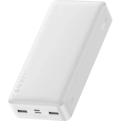 Baseus Аварийно зарядно устройство BASEUS BIPOW 2 USB+Type-C+microUSB гнездо 20000mAh, LED дисплей, БЯЛО PPBD050102 (PPBD050102)