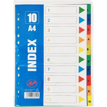 Разделител 10 цв. 1-10 py-10