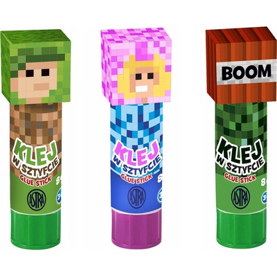 MINECRAFT Tyčinkové lepidlo 3D 8 g