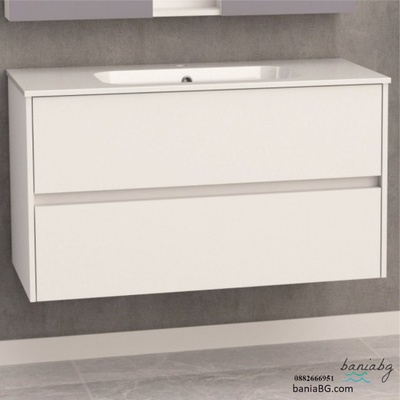 Inter Ceramic Долен конзолен pvc шкаф за баня icp 9955