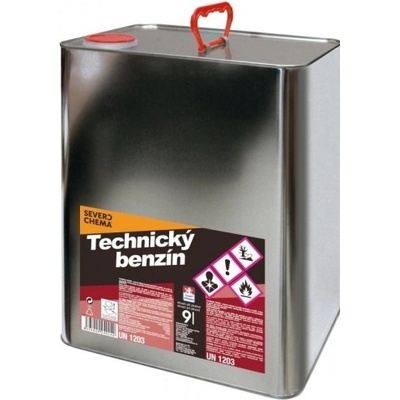 Severochema technický benzín, čistič, k odmašťování, 9 l