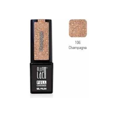 GlamLac Gel lak zlatý 106 Champagne 6 ml