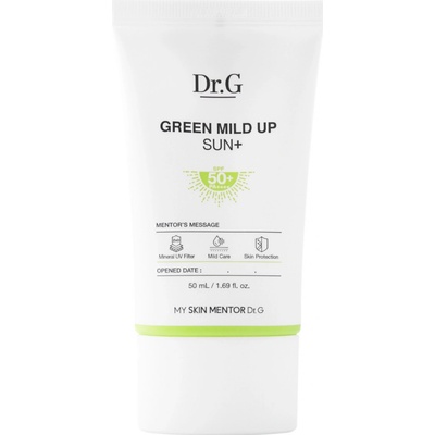 Dr. G Green Mild Up Sun+ krém s minerálními filtry SPF50+ 50 ml