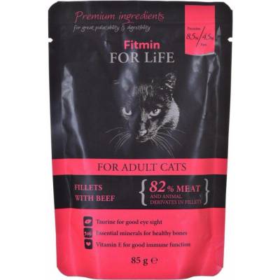 Fitmin for Life Cat hovězí 85 g