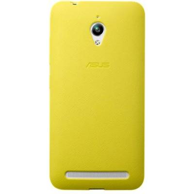ASUS Калъф за Asus ZenFone Go, страничен протектор с гръб, поликарбонатов, Asus Bumper ZC500TG, жълт