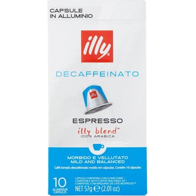 Illy Bezkofeínová 100% Arabica Kapsuly Komp. Nespresso 10 ks