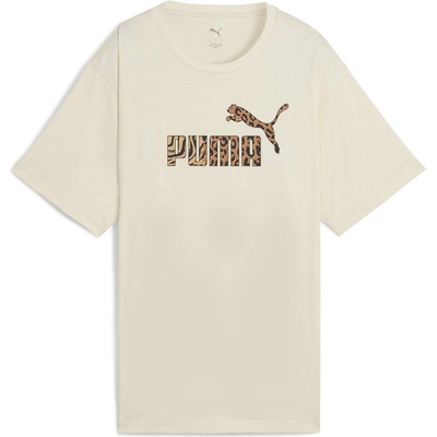 Puma Dámske tričko ESSENTIALS GRPHIC ANIMAL RELXED TEE béžová hnedá