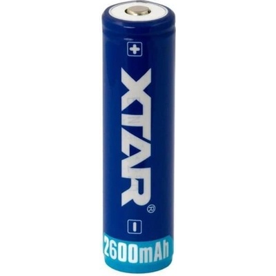 Baterie XTAR 18650 3,7V Li-ion 2600mAh s ochranou – Sleviste.cz