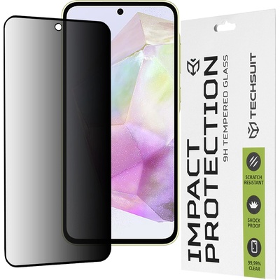 Techsuit Протектор за Samsung Galaxy A35 5G / A55 5G / M35 - 111D Privacy Full Glue - Черен
