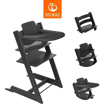 Stokke Tripp Trapp Bundle Set + Baby set Black
