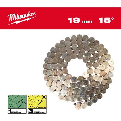 MILWAUKEE Hřebíky 15° prstencové 3,05x19 mm /RS/G-2880 4932499310