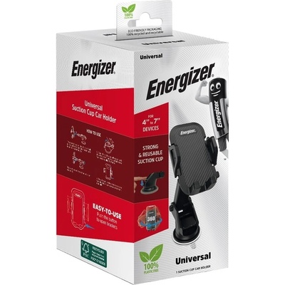 Energizer Стойка за кола Energizer - Universal, Suction Cup, черна (CKA2)