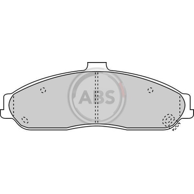 Sada brzdových platničiek kotúčovej brzdy A.B.S. 38731