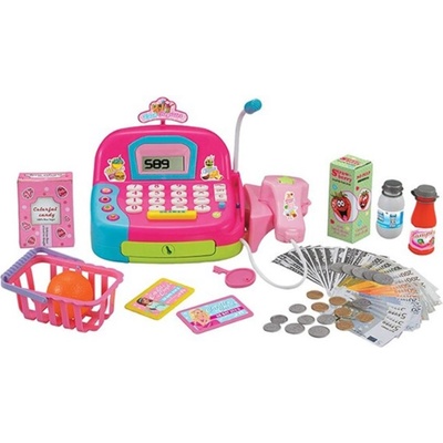 Raya Toys Детски комплект Raya Toys - Касов апарат на батерии (506117481)