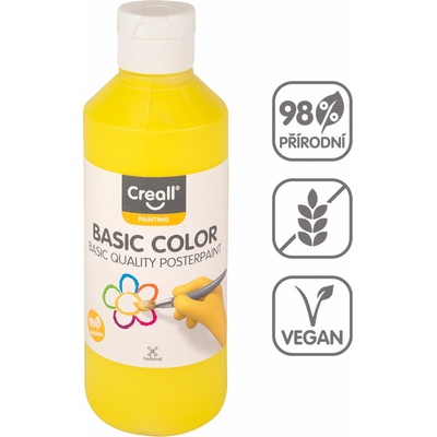 Creall Temperová barva 250 ml žlutá – Zboží Dáma