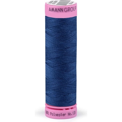 Polyesterové nitě návin 100 m Aspo Amann Varianta: 0816 Estate Blue, Balení: 5 ks