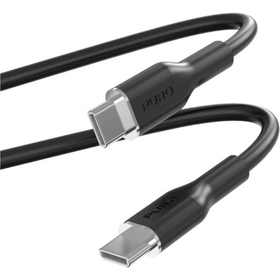 Puro PUUSBCUSBCICONBLK) Soft USB-C/USB-C 60 W, 1,5m, zelený