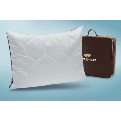 Lavinest Polštář Traumwell zip+vak 1500 g dárková hnědá taška na zip 70x90