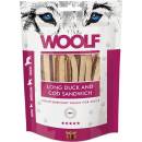 WOOLF soft duck and cod sandwich long 100 g