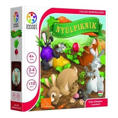 SmartGames Умни игри Заекът се крие Игра за памет (19825-182)