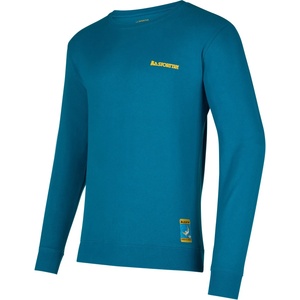La Sportiva Мъжки пуловер La Sportiva Climbing On The Moon Jumper - Turchese / Giallo (017-3380-0213)