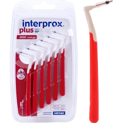 Interprox Plus Mini Conical mezizubní kartáčky 0,6 mm 6 ks