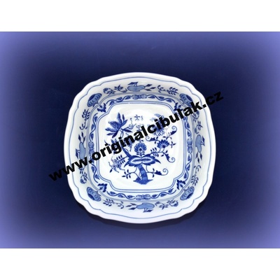 Český porcelán Dubí Cibulák mísa salátová čtyřhranná italská 10064 21 cm