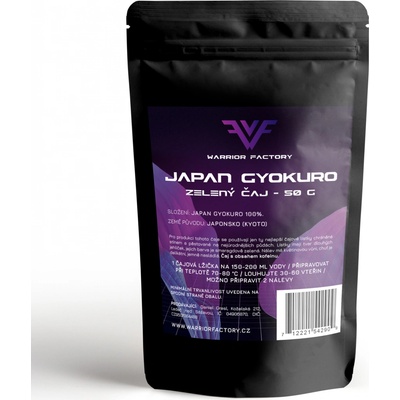 Warrior Factory JAPAN GYOKURO ZELENÝ ČAJ 50 g