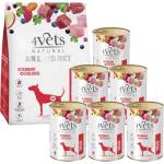 4Vets NATURAL Renal суха храна за кучета с бъбречна недостатъчност 1 кг + влажна храна 6x400g