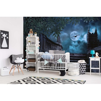 DIMEX ART s. r. o Самозалепваща се флизелинова фототапета каменни стълби през нощта 375 x 250 см