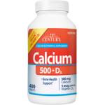 21st Century Calcium 500 + D3 [400 Таблетки]