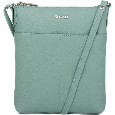 Segali dámska kožená crossbody kabelka 7001 B sage