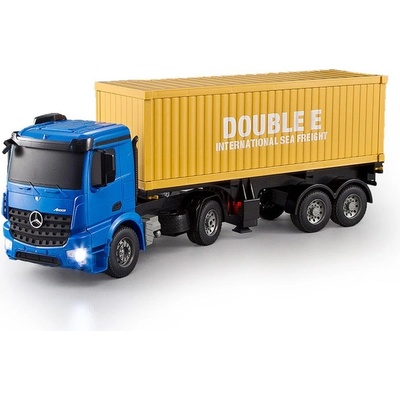 Double Eagle RC auto Mercedes-Benz AROCS s kontejnerem RTR modrá 1:20