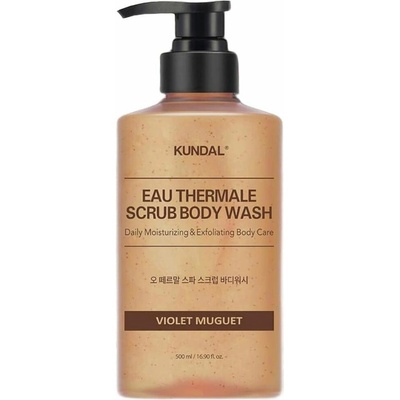 Kundal Eau Thermale Scrub Body Wash Violet Muguet 500 ml