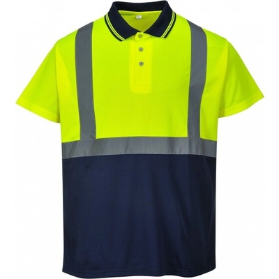 Portwest S479 Polo-Triko s límečkem reflexní Hi-Vis dvoubarevné žlut/m XL