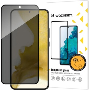 Wozinsky Privacy Glass Закалено стъкло за Samsung Galaxy S22 Plus - Черен KP26347