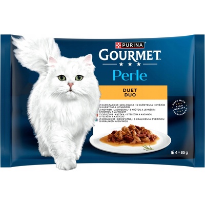 Gourmet Perle DUO kapsičky pro kočky lahodný výběr 48 x 85 g