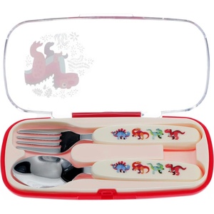 Rex London Детски прибори за хранене 2 бр. от неръждаема стомана Baby Dinos - Rex London (30943)