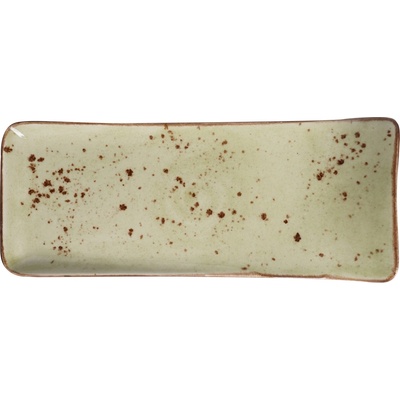 FINE DINE Servírovací talíř 215x90 mm, olivový Oliva