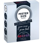 Mr. Size 3 бр. Презервативи с различен размер (60-64-69 мм) Mister Size