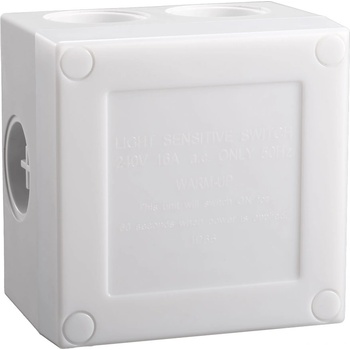 ELMARK St321 СЕНЗОР ЗА ОСВЕТЕНОСТ С ТАЙМЕР 16a ip66 БЯЛ (99ds132)