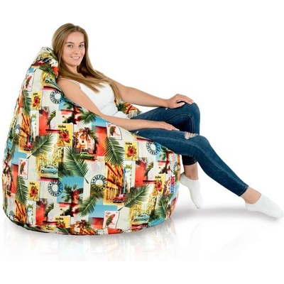 Intermedic sedací vak Bag Sako Cuba 300 L polyester motív Kuba veľkosť XXL