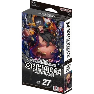 Bandai One Piece TCG BLACK Marshall.D.Teach Starter Deck