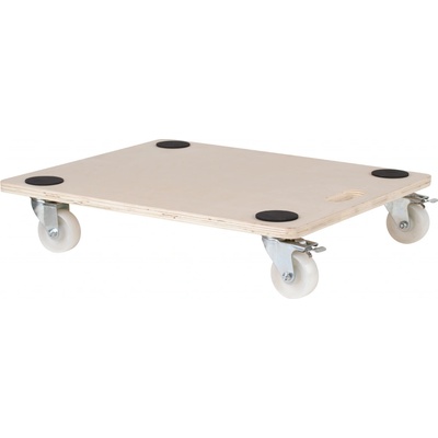 Walteco Transportní plošina pro tvrdé podlahy, 590x490mm nosnost 300 kg. FSC ® , 51879