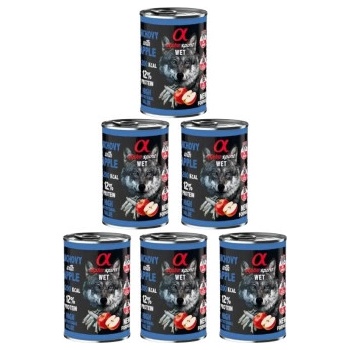 Alpha Spirit Wet Anchovy & Red Apple 6 x 400 g